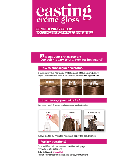 haircolor 680 casting creme gloss packshot side